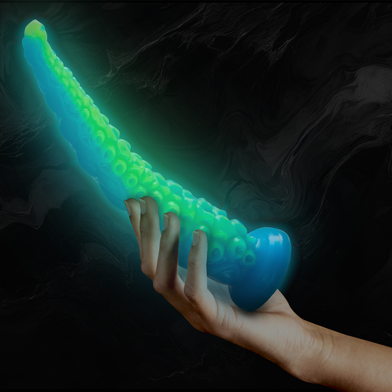 EPIC - SCYLLA FLUORISERENDE DUNNE TENTAKEL DILDO GROOT FORMAAT