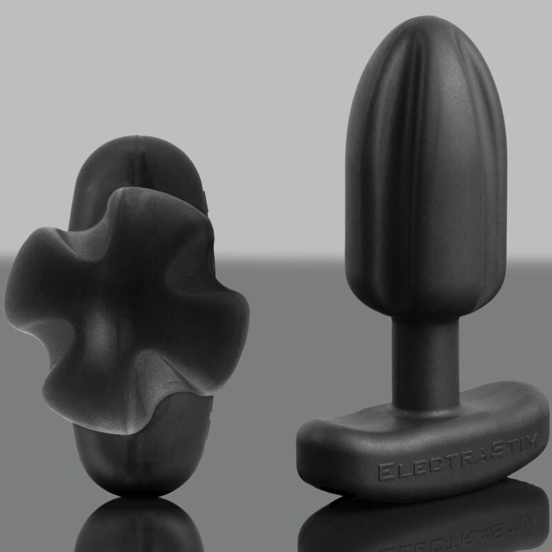 ELECTRASTIM - TARTARUS ANALE PLUG VIERPOLIGE SILICONEN ZWART