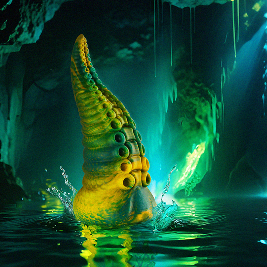 EPIC - CETUS GROENE TENTAKEL DILDO GROOT FORMAAT
