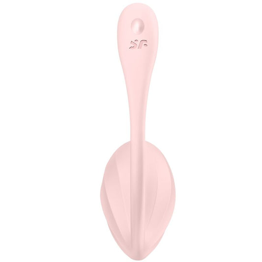 SATISFYER - GERIBBELDE BLOEMBLAD G-SPOT AFSTANDSBEDIENING STIMULATOR ROZE GRATIS APP