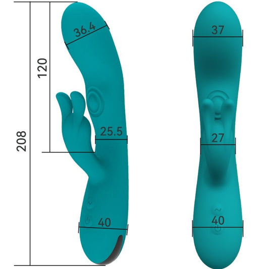 ARMONY - DANCING BUNNY VIBRATOR KONIJN 10 SNELHEDEN GROEN