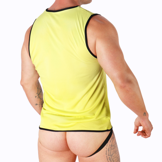MACHO - GEEL T-SHIRT L/XL