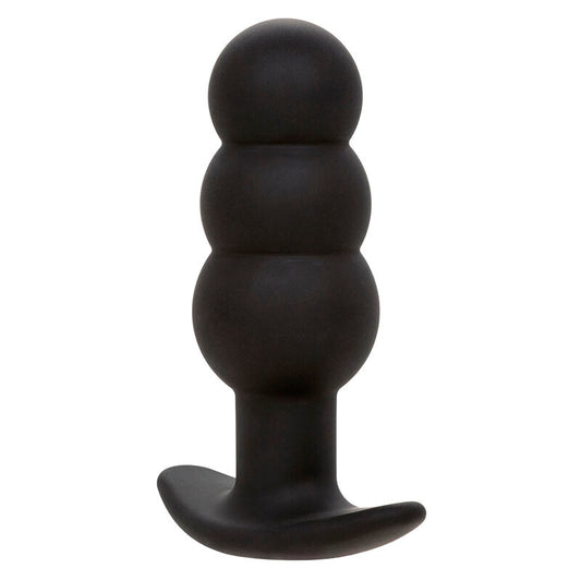 CALEXOTICS - ROCK BOTTOM KRAALTJES ANALE PLUG 10 TRILLINGEN SILICONE ZWART