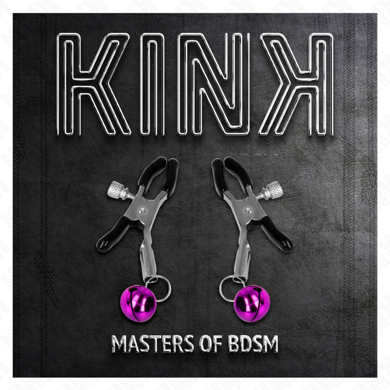 KINK - PAARSE ENKELE KLOK NIJPKLEM 6 CM