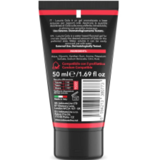 INTIMATELINE LUXURIA - ORALE SEKS GEL AARDBEI SMAAK 50 ML