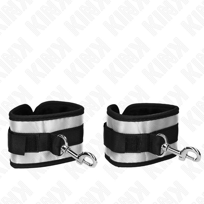 KINK - NEOPREEN POLSBANDEN GRIJS 23 X 5 CM