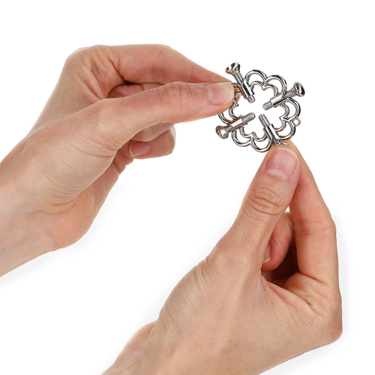 KINK - METALEN BLOEM TEPELKLEMMEN