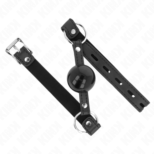KINK - TPE BAL 4 CM KNEVEL MET ZWART SLOT 60 x 2 CM