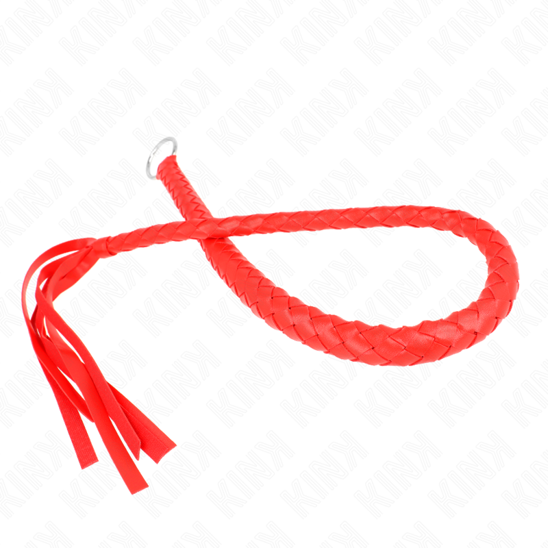 KINK - SLANGENZWEEP MET RODE HANDRING 65 CM