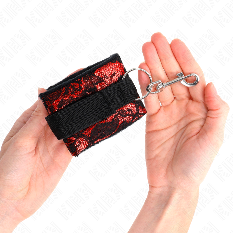 KINK - SCANDAL POLSBANDJES ROOD-ZWART