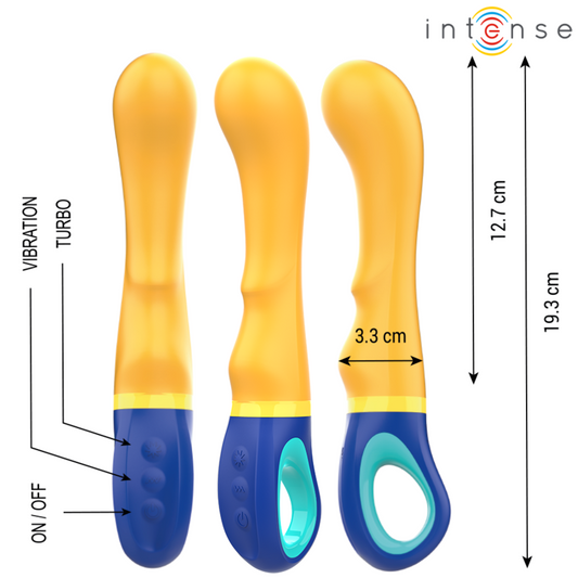 INTENSE - SHAGGY G-PLEK VIBRATOR GEEL