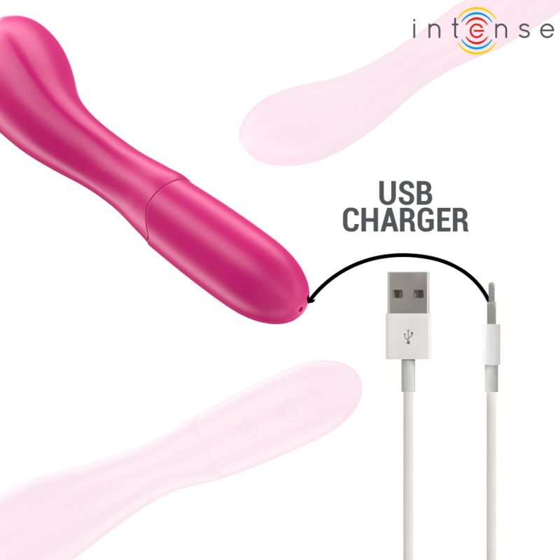 INTENSE - LISETTE VIBRATOR 19 CM FLEXIBEL 10 TRILLINGEN ROZE