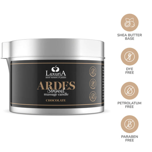 INTIMATELINE LUXURIA - CHOCOLADE MASSAGEKAARS