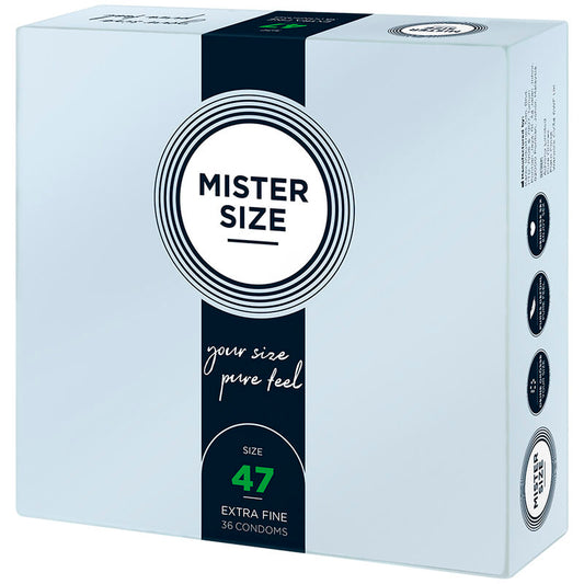MISTER SIZE - CONDOMS MAAT XS 47 MM (36 STUKS)