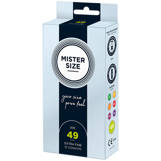 MISTER SIZE - CONDOOMMAAT S 49 MM (10 STUKS)