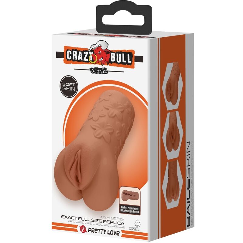 CRAZY BULL - SCHITTERENDE VAGINA- EN ANUSONTWERP MET BLOEMEN VLEES