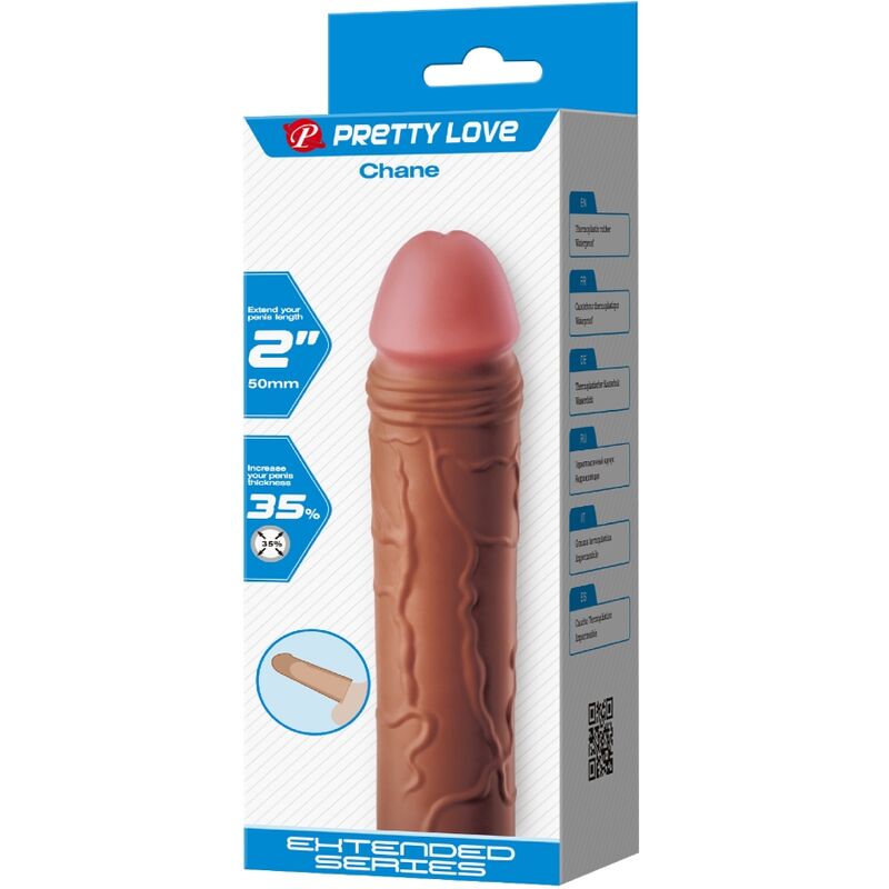 PRETTY LOVE - CHANE PENISVERLENGHULS MET 5 CM VERLENGING MULAT