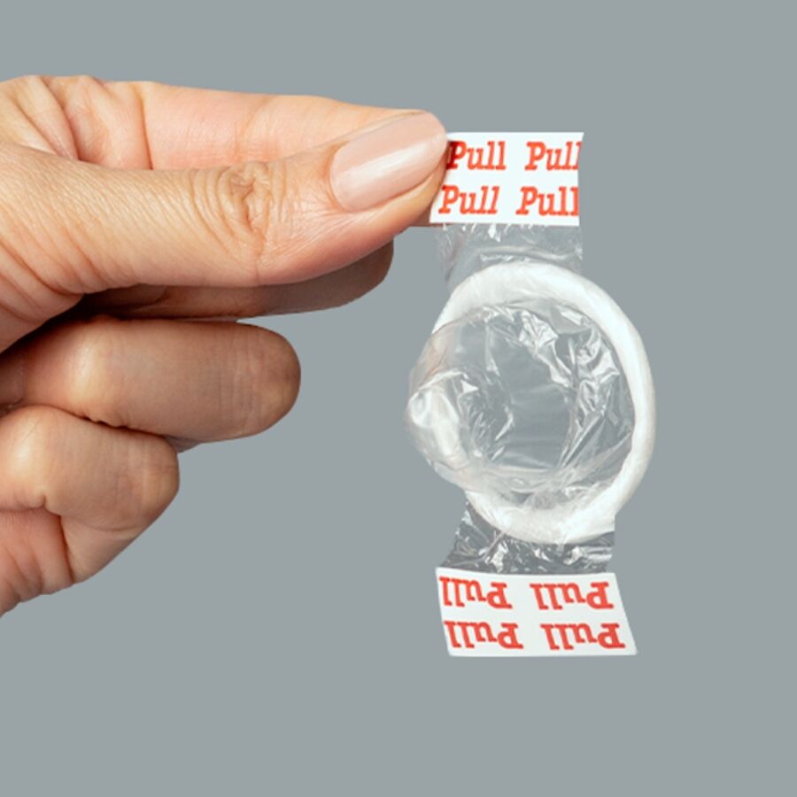 UNIQ - PULL LATEXVRIJE CONDOMS MET STROOKJES 3 STUKS