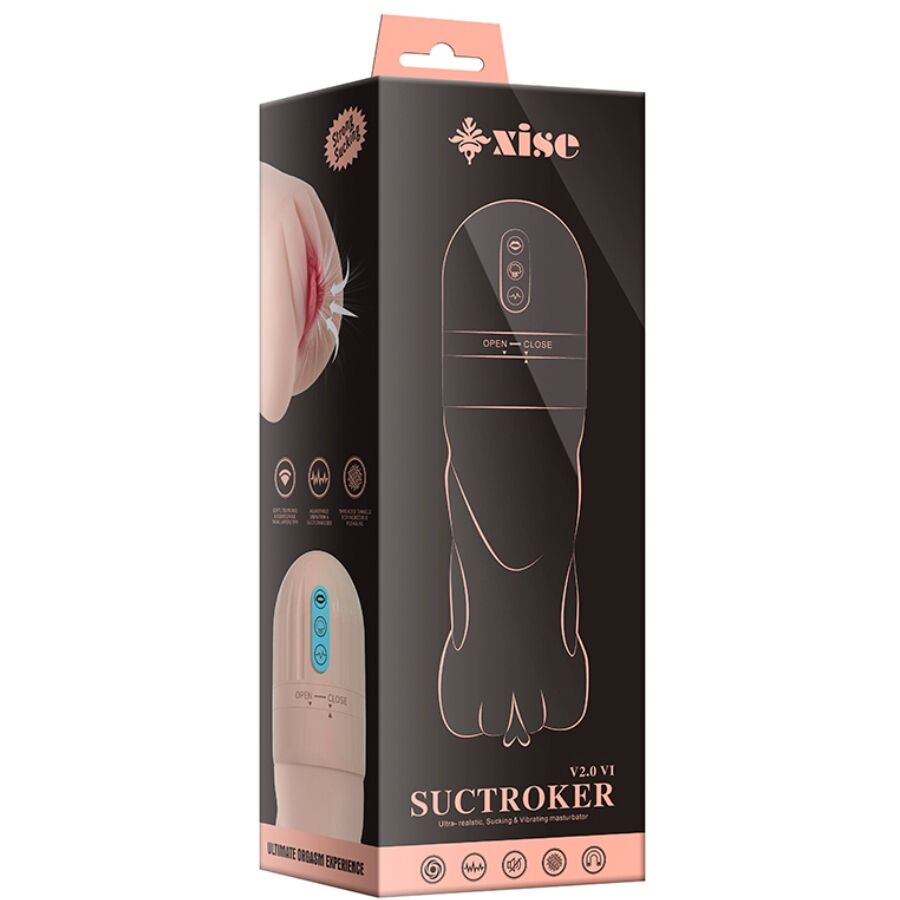 XISE - SUCTROKER V2.0 VI VAGINA MASTURBATOR MET VIBRATIE