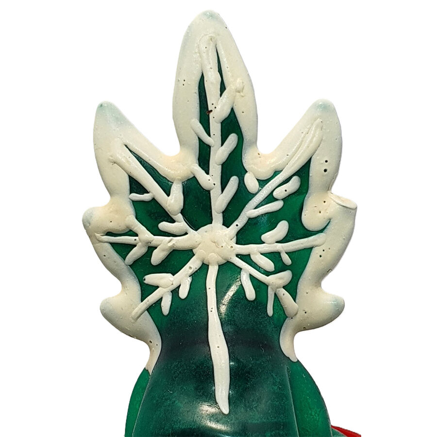 CONDOMERIE - HANDGESCHILDERDE NIEUWIGHEID CONDOMS CANNABIS MODEL 2