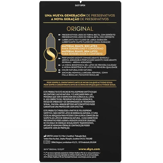 SKYN - ORIGINEEL CONDOM NATUURLIJK GEVOEL 10 STUKS
