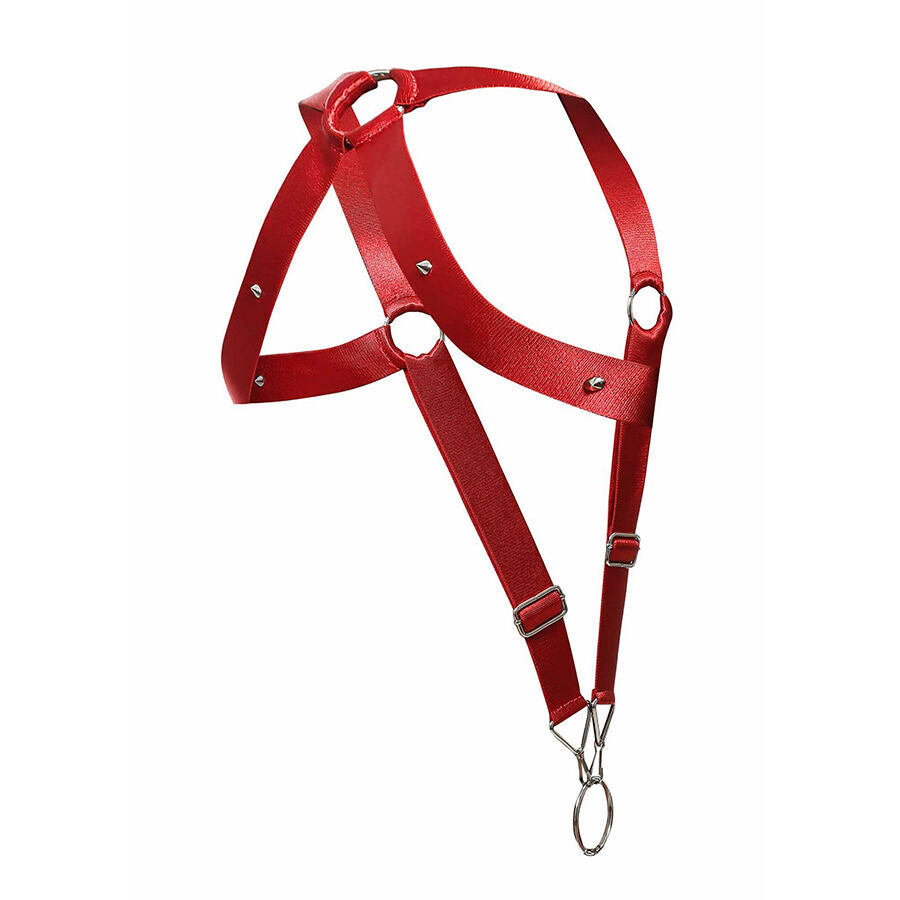 MOB - DNGEON CROSS BACK HARNESS ROOD EEN MAAT