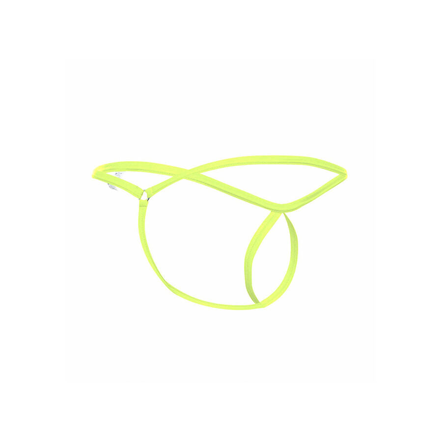 MOB - GROENE DRUPPELVORMIGE STRING MAAT S/M