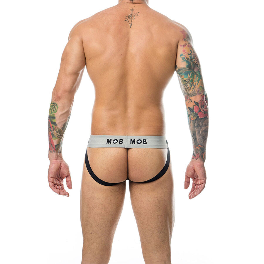 MOB - CLASSIC STRIPE WHITE JOCK SIZE XXL