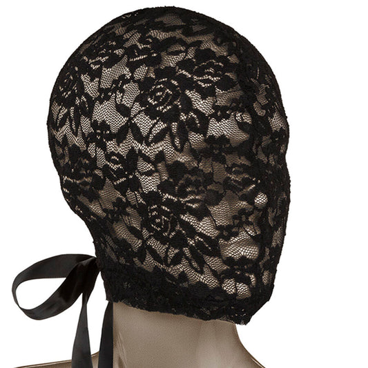 CALEXOTICS - SCANDAL ZWARTE KANTEN BALACLAVA MET STRIK