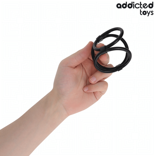 ADDICTED TOYS - DRIEVOUDIGE PENISRING