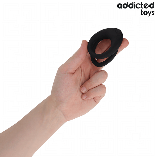 ADDICTED TOYS - DUBBEL GETEXTUREERDE PENISRING