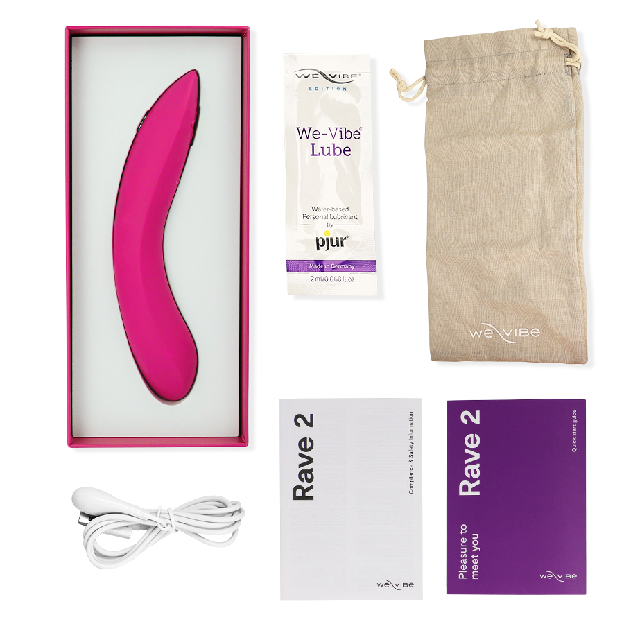 WE-VIBE - RAVE 2 ROZE PLEK VIBRATOR