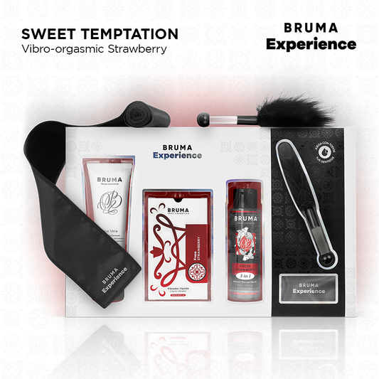BRUMA XPERIENCE - ZOETE AARDBEI VIBRO-ORGASMISCHE VERLEIDINGSKIT