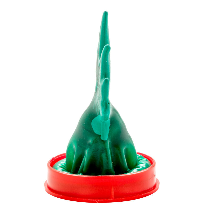 CONDOMERIE - HANDGESCHILDERDE NIEUWIGHEIDSCONDOS CANNABIS MODEL 1