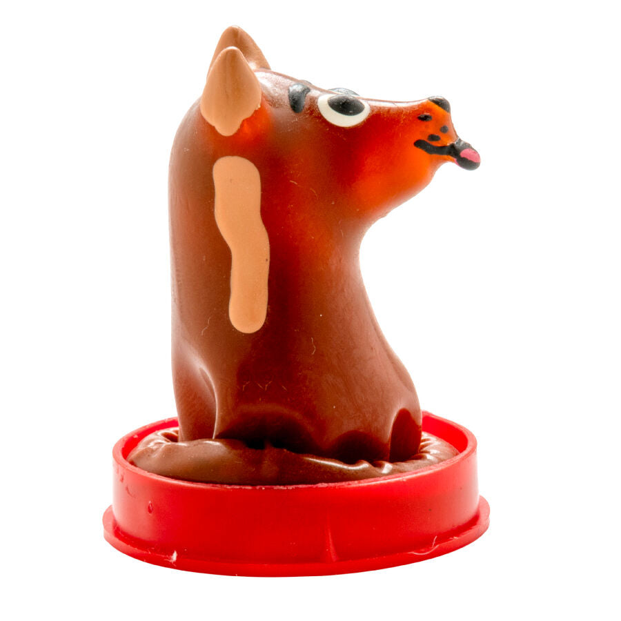 CONDOMEERIE - HANDGESCHILDERDE NIEUWIGHEID CONDOMS HOND