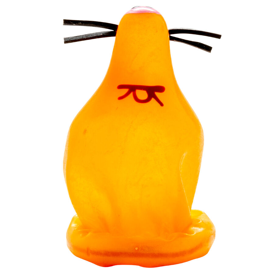 CONDOMEERDERIJ - MET DE HAND BESCHILDERDE NIEUWIGHEID CONDOMS VOS GELIJMD