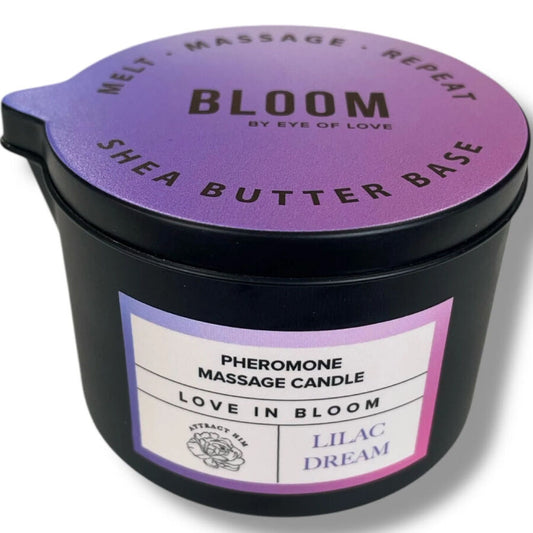 EYE OF LOVE - BLOOM MASSAGEKAARS INDICA LILAC DREAM 150 ML