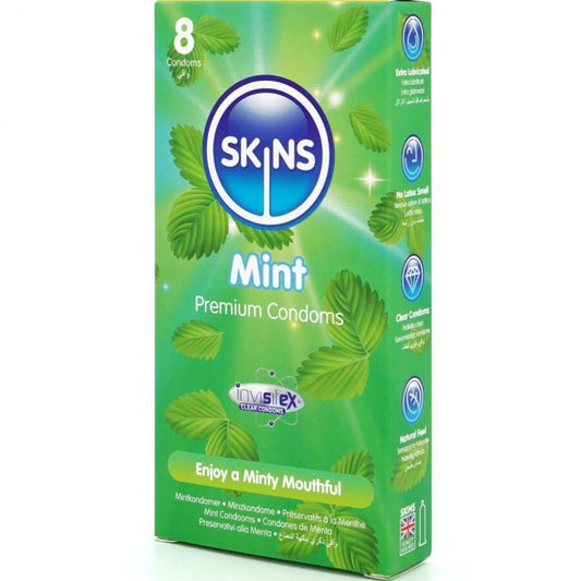 SKINS - MINT CONDOMS PREMIUM VERPAKKING 8