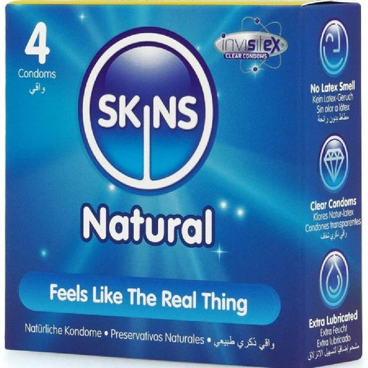 SKINS - NATUURLIJKE PREMIUM CONDOMS PAK 4