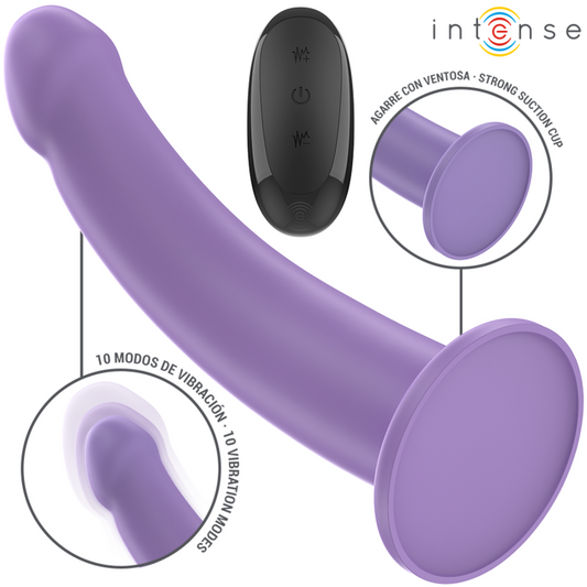 INTENSE - EDDIE VIBRATOR 17,5 CM 10 VIBRATIES PAARS AFSTANDSBEDIENING