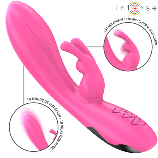 INTENS - RANDALL KONIJN VIBRATOR 10 TRILLINGEN ROZE