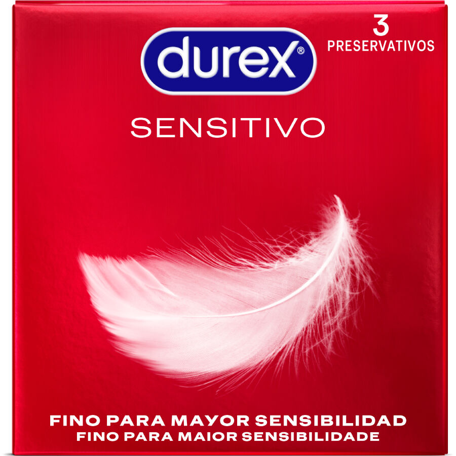 DUREX - GEVOELIGE CONDOMS 3 STUKS