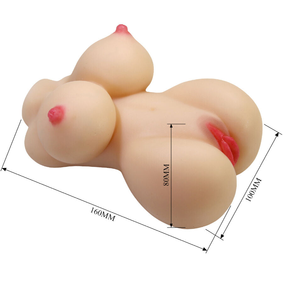 CRAZY BULL - HERTA MINI TORSO REALISTISCHE VROUWELIJKE VAGINA 497 G