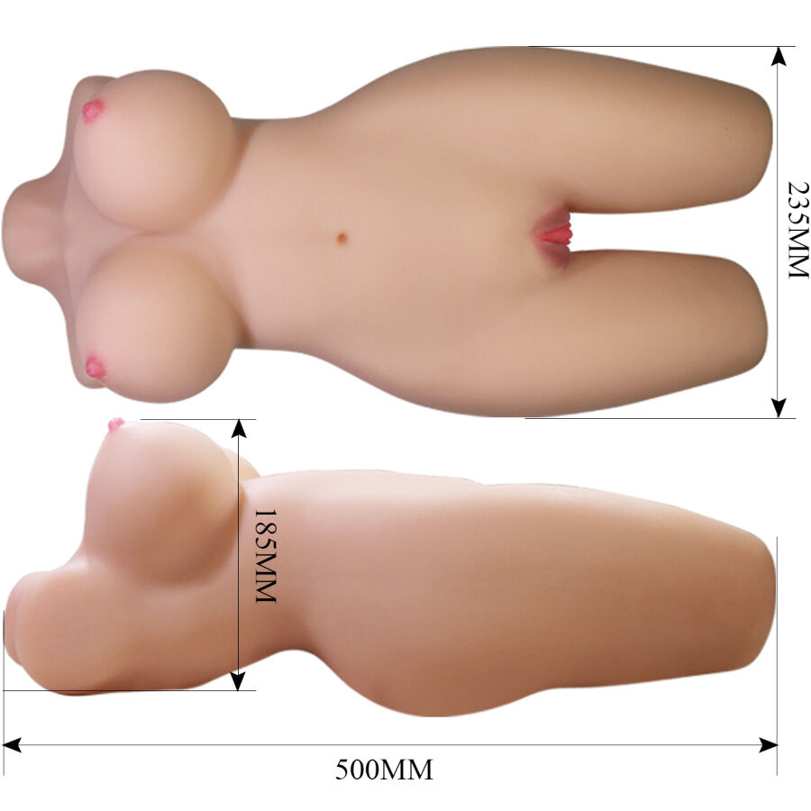 CRAZY BULL - MIA REALISTISCH VROUWENTORSO VAGINA EN ANUS 8,5 KG
