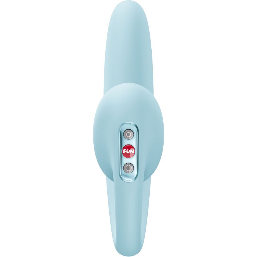 FUN FACTORY - CRESCENDO INSERTABLE DUBBELE LUCHTPULS VIBRATOR IJSBLAUW