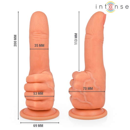 INTENSE - BENDER G-PUNT STIMULATOR FLEXIBELE HAND 11,3 CM