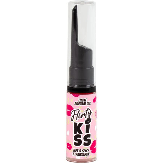 SECRETPLAY - FLIRTY KUSGELS MET ORALE SEKS EFFECTEN AARDBEI & MUNT 2 x 8 GR