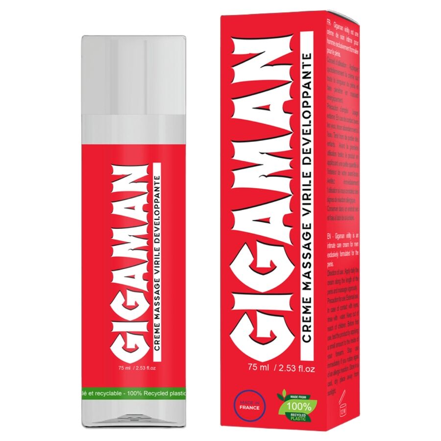 RUF - GIGAMAN CRÈME VOOR HET VERHOGEN VAN DE MANNELIJKE POTENTIE
