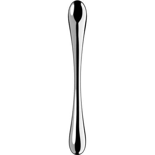 SATISFYER - COSMIC CREST 1 ROESTVRIJ STALEN DUBBELZIJDIGE DILDO