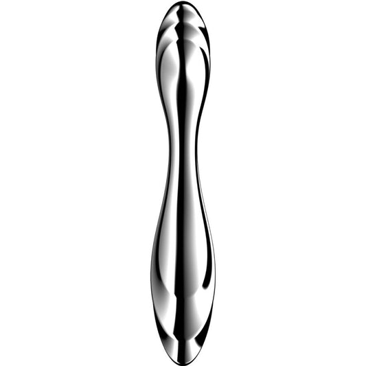 SATISFYER - PURE GRAVITY 2 ROESTVRIJ STALEN DUBBELZIJDIGE DILDO